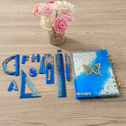 ست لوازم تحریر آبی