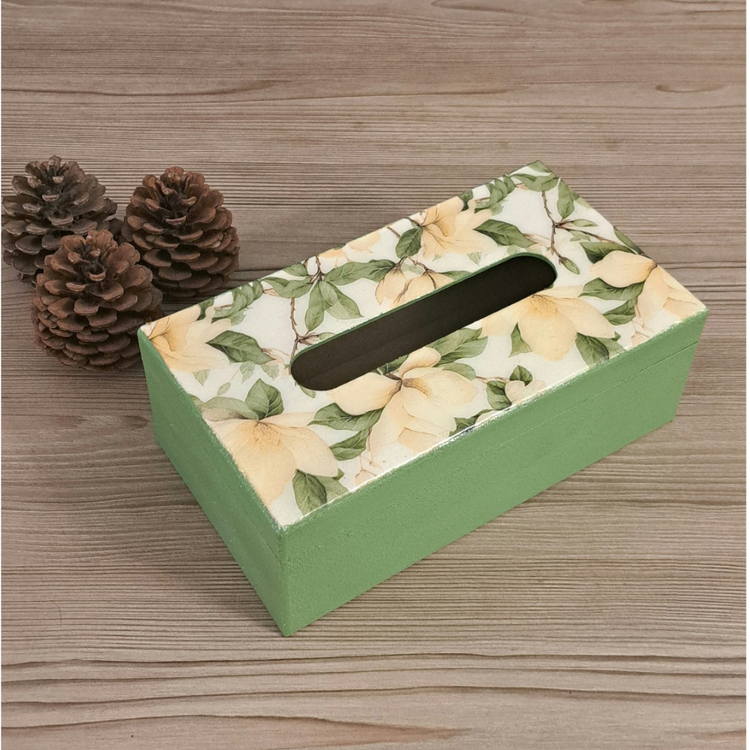 جا دستمالی چوبی