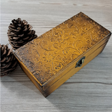 جعبه چوبی طرح پتینه نما چوب2